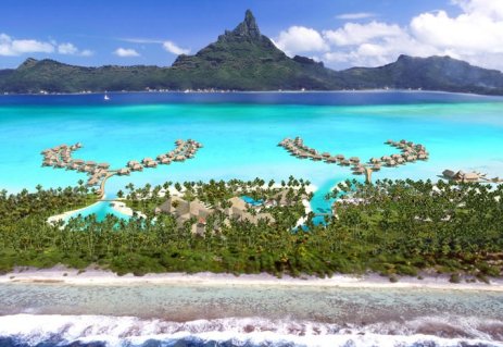 La vista de Bora Bora