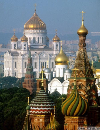 La Catedral de Cristo Salvador en Moscu