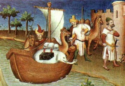 Ilustracion de la Ruta de la Seda