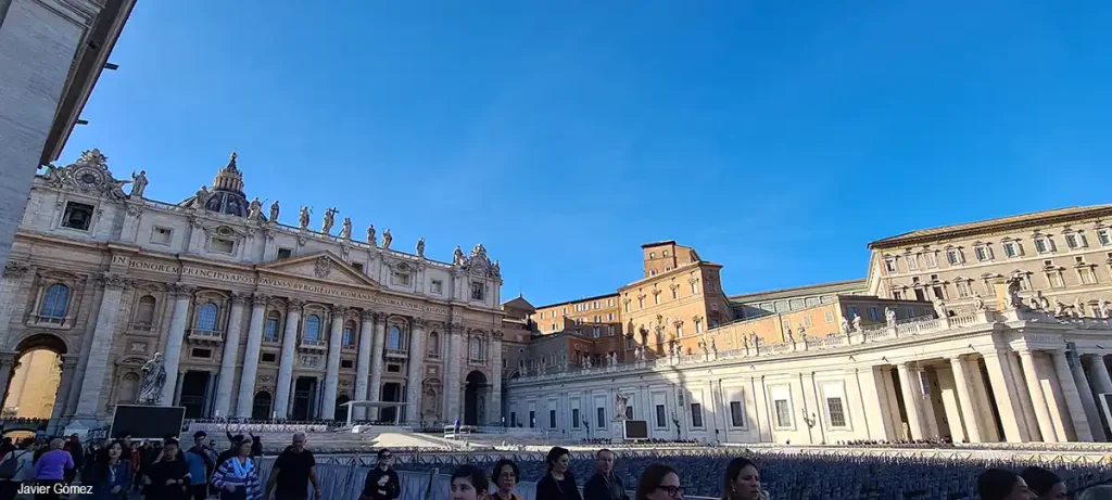 Plaza de San Pedro en el Vaticano