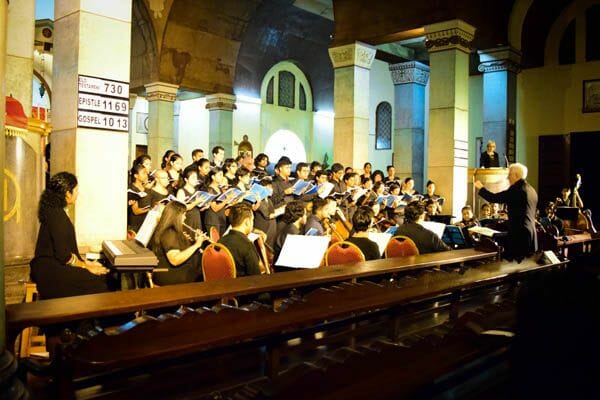 Misa de góspel en Nueva York
