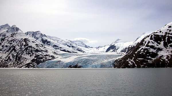 Glaciar Portage desde Anchorage