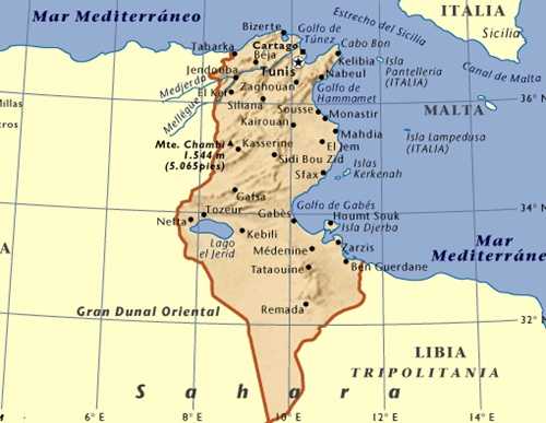 Ciudades de Túnez