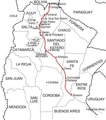 Viaje a Salta por la ruta 34