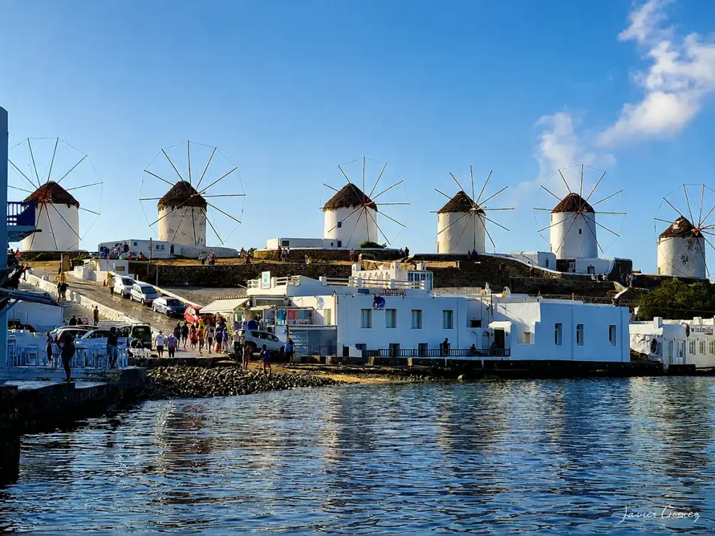 Qué ver en Mykonos: Moilinos de viento