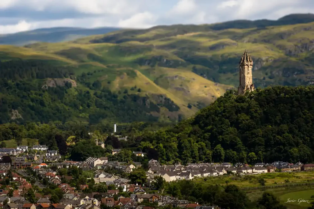 Vistas de Stirling desde el castillo