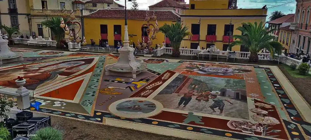 Alfombra en La Orotava