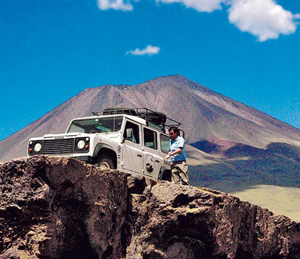 4 x 4 al volcan