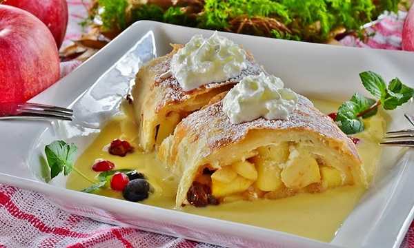 Apfelstrudel - tarta de manzana