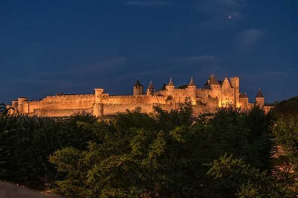 Carcassonne de noche