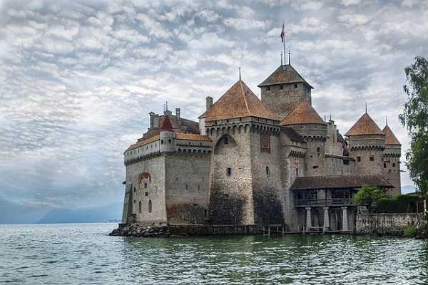 Castillo de Chillon en Suiza