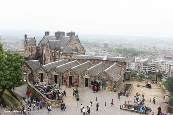 patio interior del Castillo de Edimburgo
