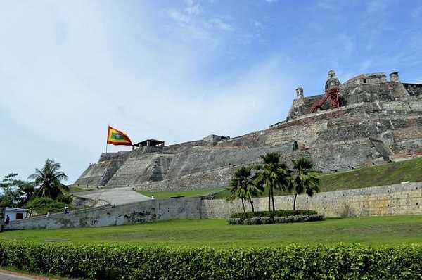 Castillo de San Felipe de Barajas en Cartagena de Indias