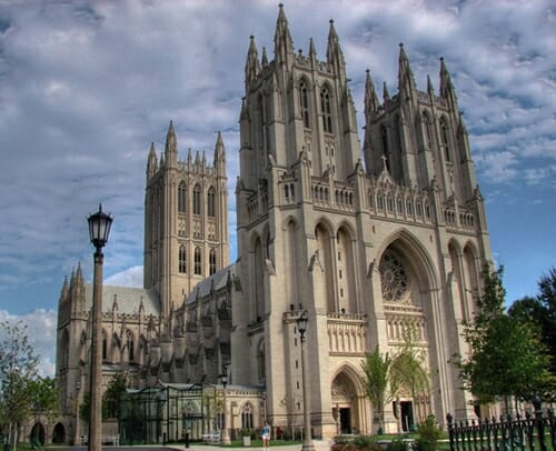 Fachada catedral de Washington