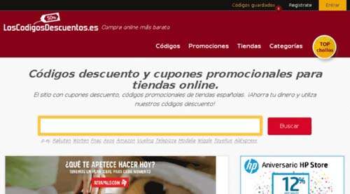 Codigos de descuento