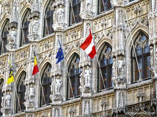Detalle del Ayuhtamiento de Lovaina