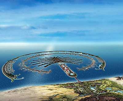 Islas artificiales: The Palm, en Dubai