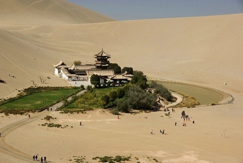 Oasis en Gobi