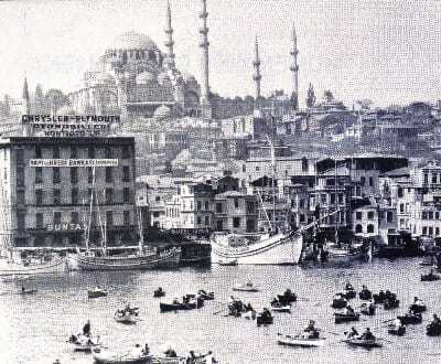 Ayer y hoy de Estambul foto antigua