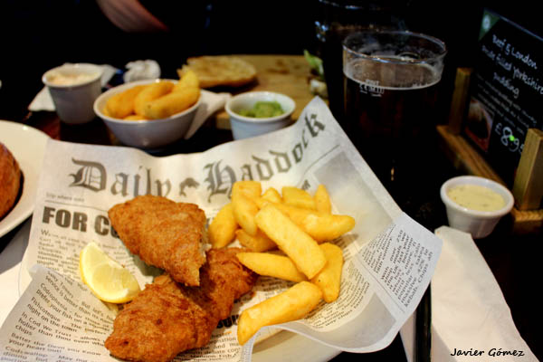 Fish and chips en Inglaterra