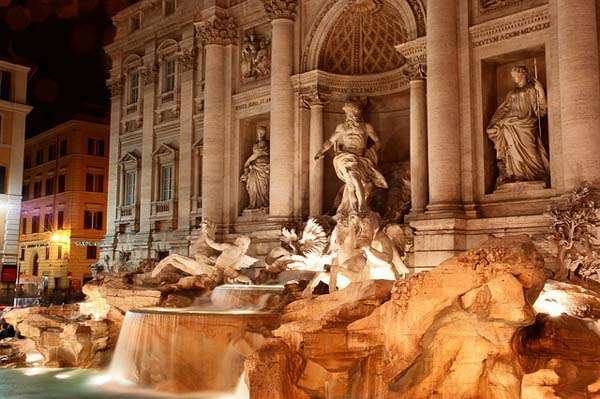 Fontana de Trevi - nocturna