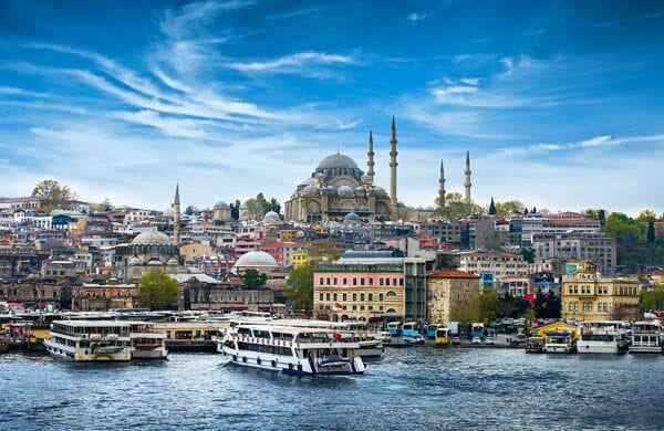 Estambul vista desde el Bósforo