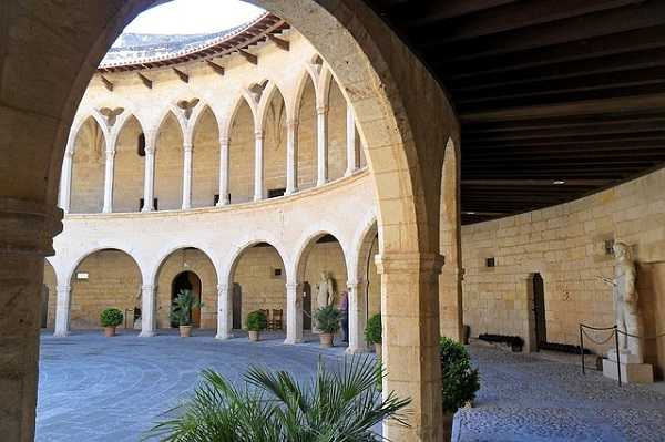 Interior del castillo de Bellver
