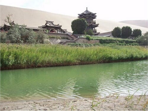 Lago en Gobi
