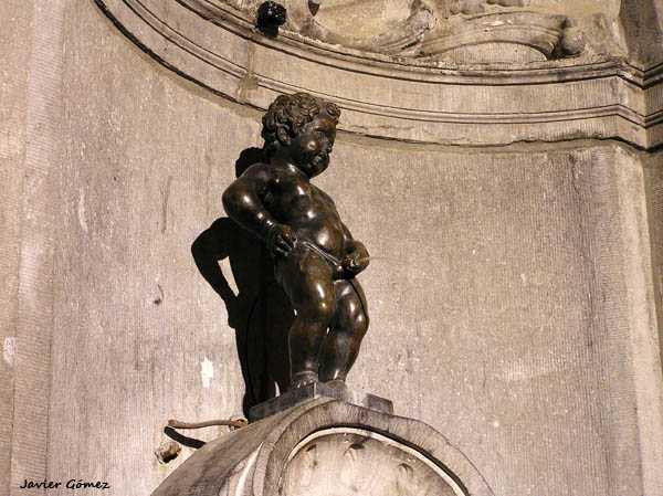 El Manneken Pis, en Bruselas