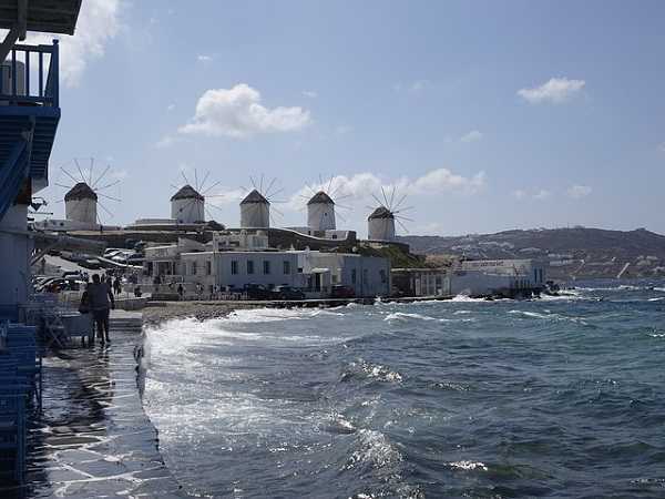 Puerto de Mykonos, destino de cruceros 3 Mykonos, en Grecia
