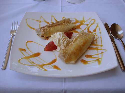 Panqueque de dulce de leche