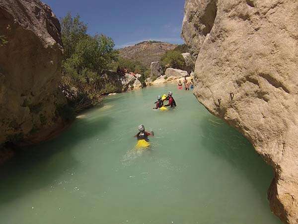 Piraguismo en la Sierra de Cazorla