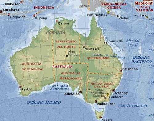 Principales ciudades de Australia