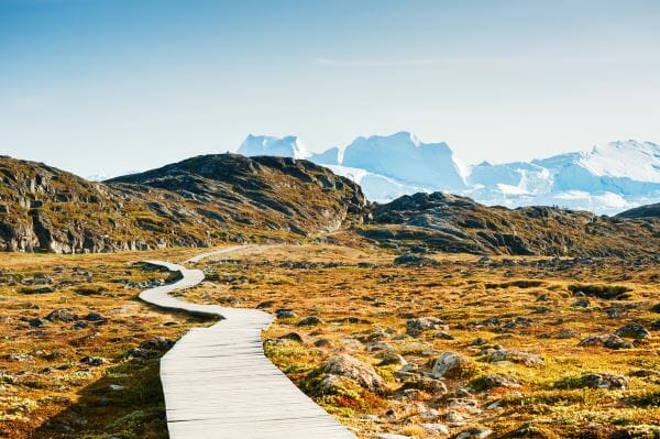 Ruta de senderismo Groenlandia