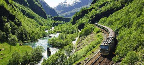 Tren de Flam en Noruega