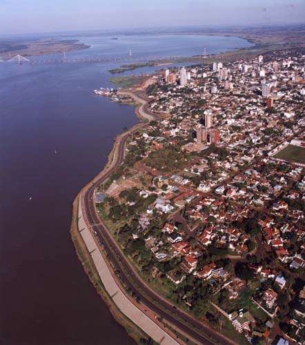 Vista aérea de Encarnación