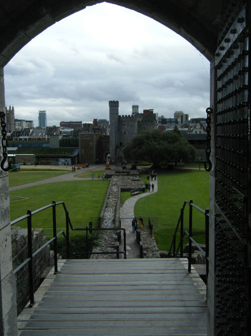 Cardiff desde su castillo