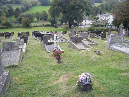 Laugharne, hogar de Dylan Thomas 2 Tumba de Dylan Thomas