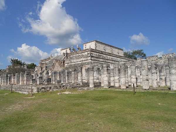 El templo de los guerreros y las mil columnas