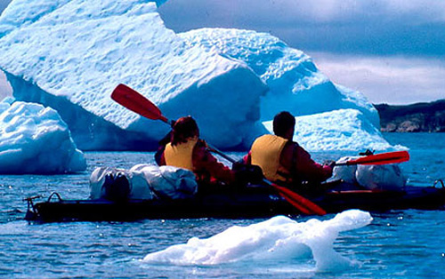 Groenlandia en kayak