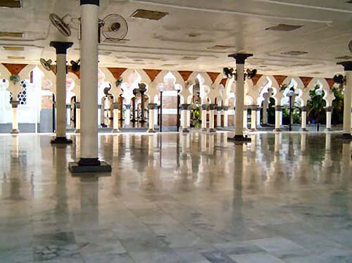 Mezquita Masjid Jamek en Kuala Lumpur