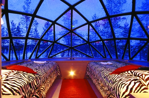 kakslauttanen iglu cristal inside