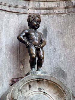 Manneken Pis en Bruselas