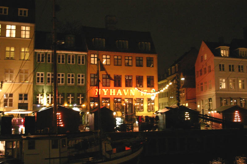 Navidad en el barrio de Nyhavn