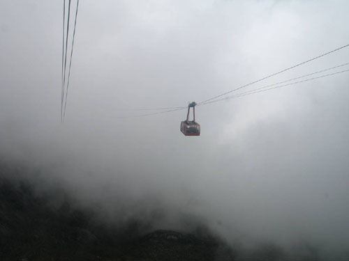 teleferico merida niebla