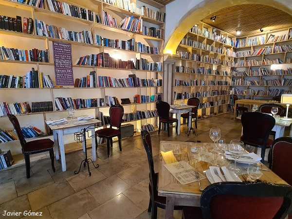 Restaurante Books and Cook, en The Literary Man Hotel