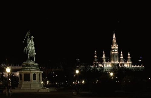 Viena de noche